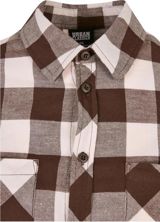 Actual product image Urban Classics Ladies Turnup Checked Flannel Shirt - 1180 (4XL)