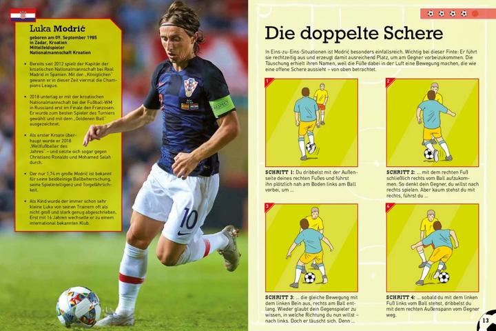 Immagine prodotto Die besten Fussballtricks - Mit Trainingsposter (Tedesco, Hendrik Kranenberg, Sandra Noa, Casa editrice Schwager & Steinlein, 2017)