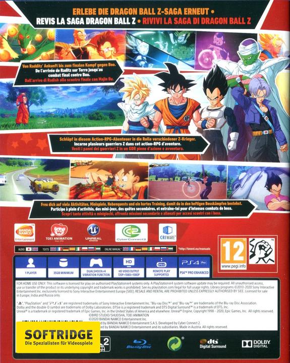 Immagine prodotto Bandai Namco Dragon Ball Z: Kakarot (PS4, Multilingue)