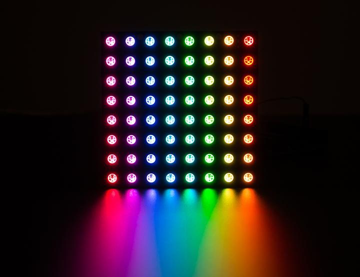 Produktbild Adafruit NeoPixel NeoMatrix 8x8 64 RGB LED Pixel Matrix