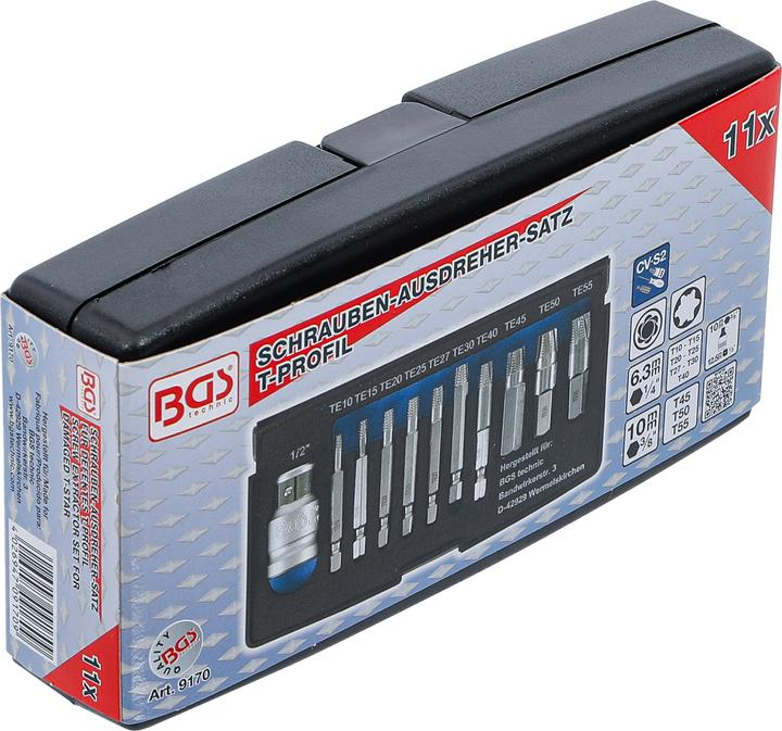 Image du produit BGS Jeu d'extracteurs de vis (3/8", 1/4")