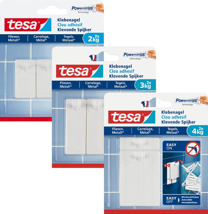 Image du produit tesa Carreaux adhésifs pour clous
