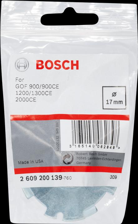 Produktbild Bosch Professional Zubehör Kopierhülse für Bosch-Oberfräsen, mit Schnellverschluss, 17 mm