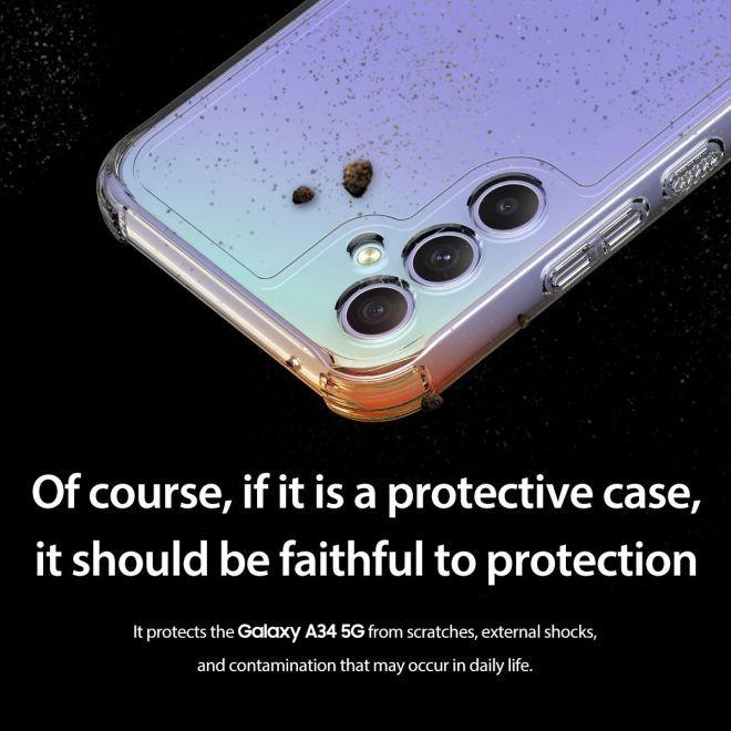 Actual product image Araree Flexield Made in Korea Series (Samsung Galaxy A34 5G)
