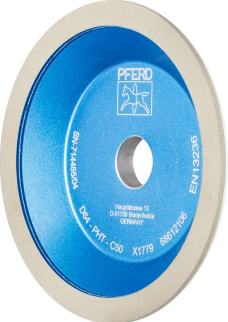Image du produit Pferd Outil abrasif diamant 12A2/45° 125-10-2-20 D 64 PHT C50 (C 50)