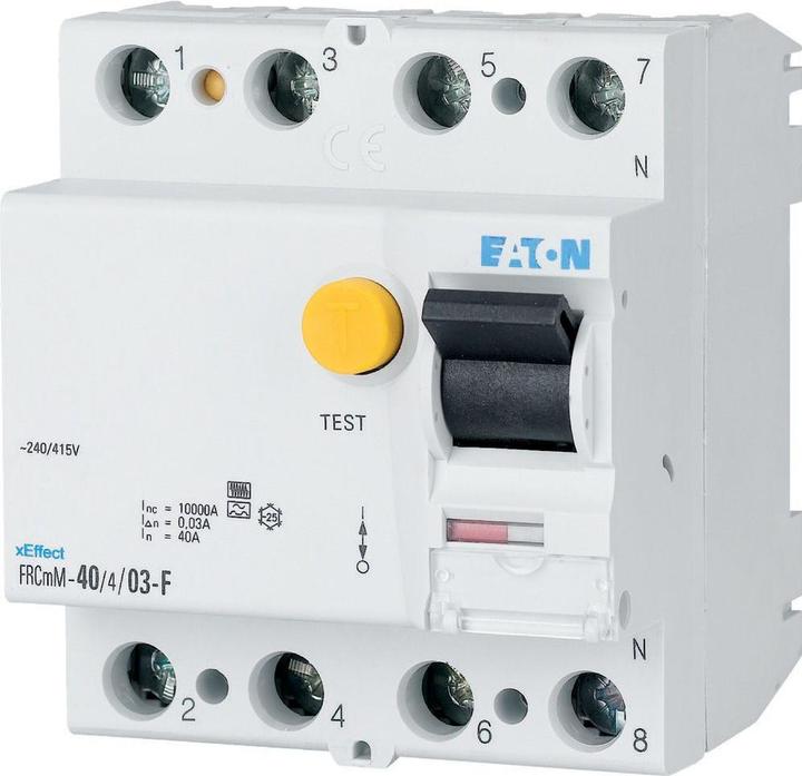 Image du produit Eaton Moeller) Interrupteur différentiel FRCMM-25/4/003-G/F