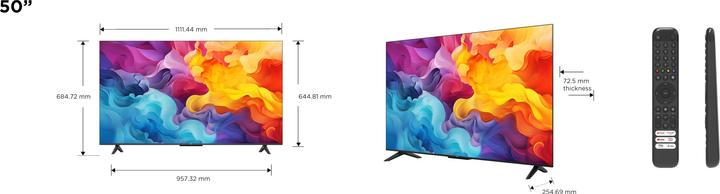 Productafbeelding TCL 50P655 (50", LED, 4K)