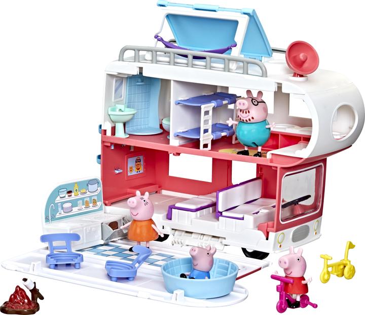 Immagine prodotto Peppa Pig Pig s Avonturen, Camper per famiglie, Kinderspeelgoed met 4 figure