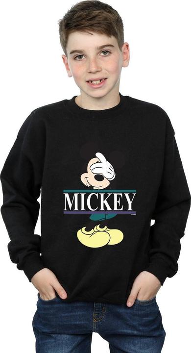 Actual product image Disney Boys Mickey Mouse Letters Sweatshirt (140, 146)