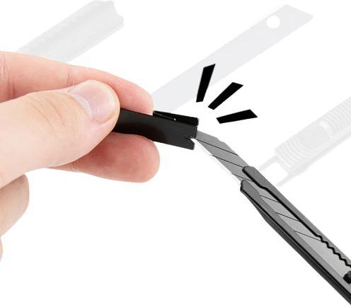 Image du produit Hermex Cutter Lames de rechange pour cutter Lames dans boîte Cutter pour papier peint (Lame de rechange)