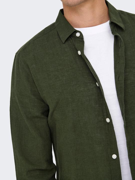 Immagine prodotto Only & Sons Onscaiden Life Ls Solid Linen Shirt Noos (XL)