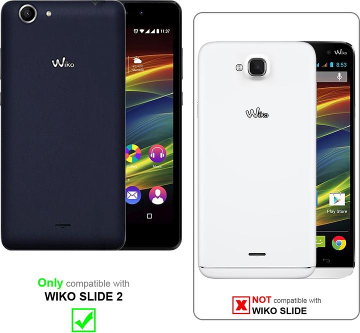 Actual product image Cadorabo display protection glass (1 Piece, Wiko Slide 2)