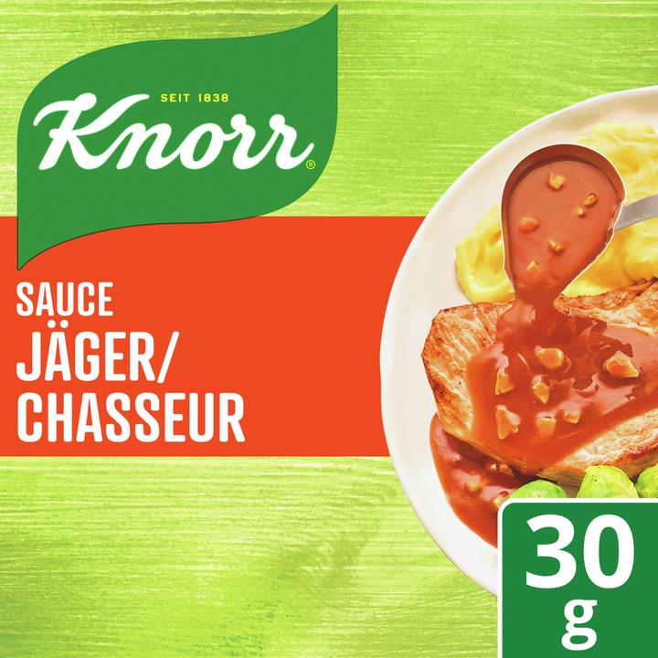 Immagine prodotto Knorr Jäger Sauce Beutel, classico delle spezie nella cucina del cuore, per condire carne e patate (30 g)