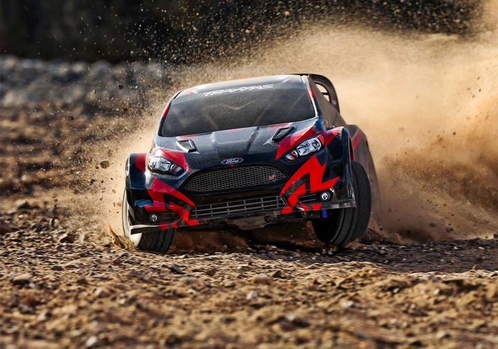 Actual product image Traxxas FORD FIESTA ST 4X4 BL-2S BLUE 1/10 RALLY RTR BL-2S BRUSHLESS, HD-PARTS, WITHOUT BATTERY/CHARGER (RTR Ready-to-Run)