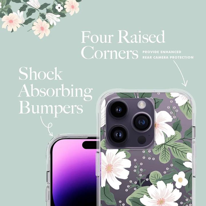 Actual product image Case-Mate Rifle Paper Co Hulle (Apple iPhone 14 Pro)
