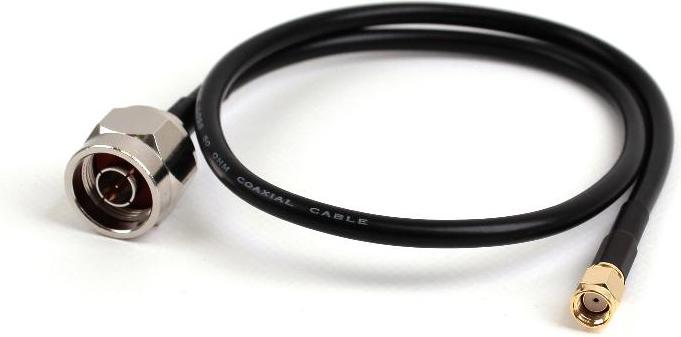 Varia Cavo per antenna HDF200 da 0,5 m, da RP-SMA maschio a tipo N maschio (guscio esagonale) (Cavi antenna)