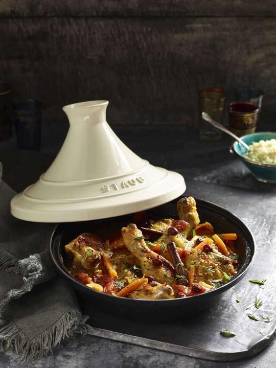 Actual product image Staub Tajine (28 cm, Tajine pot, Cast iron, Ceramic, Enamel)