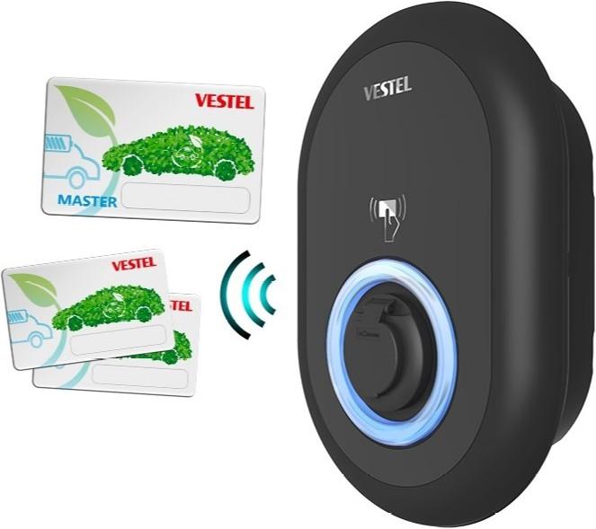 Image du produit Vestel EVC04 (Type 2, 22 kW, 32 A, Câblé en dur)
