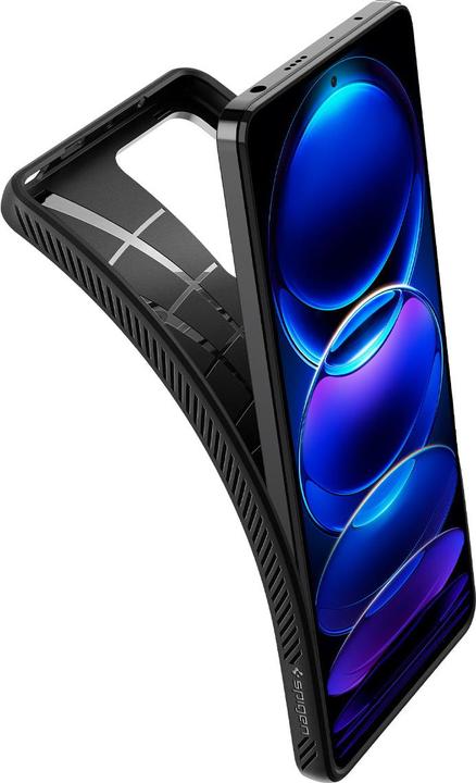 Immagine prodotto Spigen Liquid Air - Custodia per Xiaomi Redmi Note 12 Pro 5G / POCO X5 Pro 5G (Czarny) (Xiaomi Poco X5 Pro, Xiaomi Redmi Note 12 Pro 5G)