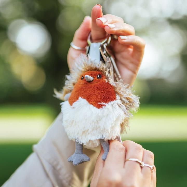Produktbild Wrendale Design Schlüsselanhänger 'Adele' Robin Plush