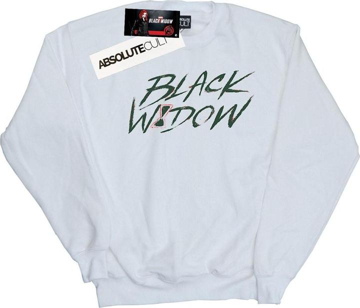 Black Widow Film Alt Logo Baumwolle Sweatshirt