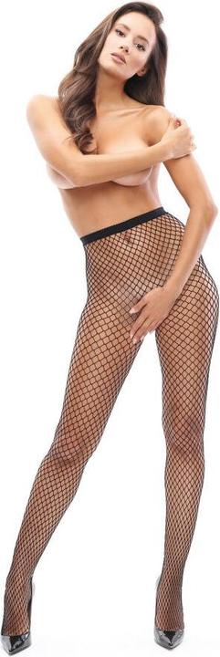 Actual product image MissO MI P700 pantyhose open crotch fishnet black 20den L/XL (XL)