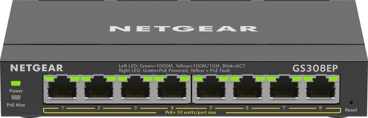 Netgear GS308EP-100PES (8 Ports)