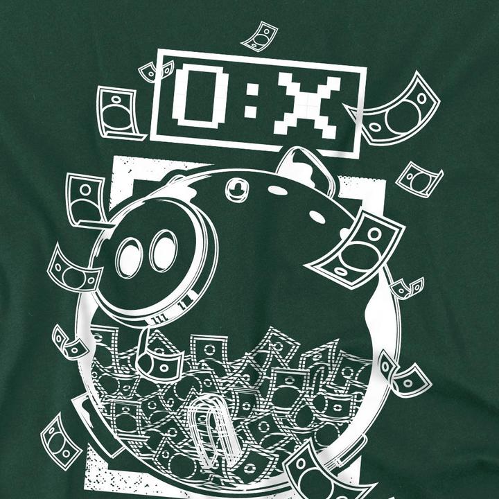 Actual product image Squid Game Mens Piggy Bank T-Shirt (L)