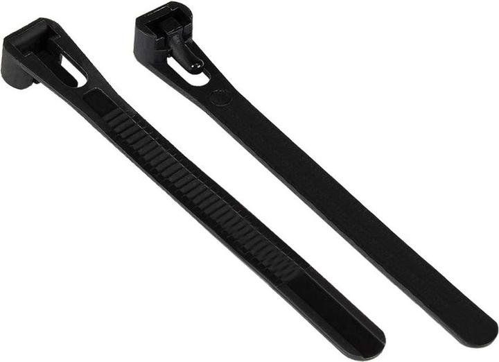 Good Connections Wiederverwendbarer Kabelbinder 200 mm x 7,4 mm, schwarz, UV-resistent, -40 °C bis +85 °C, 100 Stück (Kunststoffkabelbinder, 200 mm, 100 Stk.)