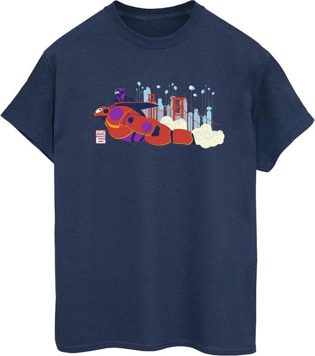 Immagine prodotto Disney Big Hero 6 Baymax Hiro Bridge Maglietta Ampia Donna (M)