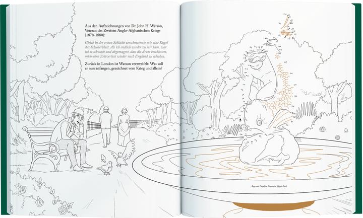 Actual product image Sherlock Holmes - The big dot-to-dot colouring book