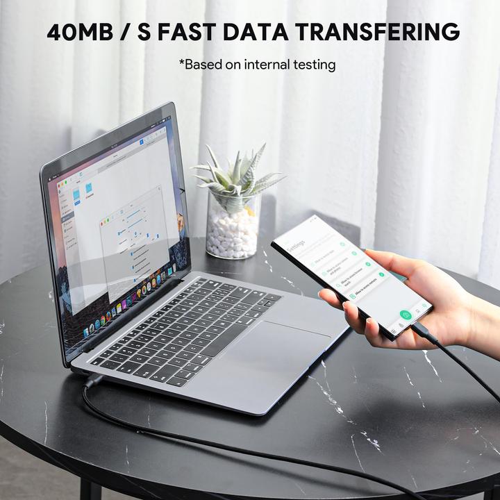 Image du produit Aukey Câble USB-C - USB-C, PD 60W, 1 m (1 m, USB 3.2 Gen 1)