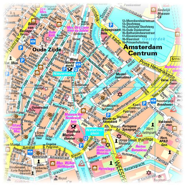 Image du produit PUBLICPRESS Plan de la ville d'Amsterdam