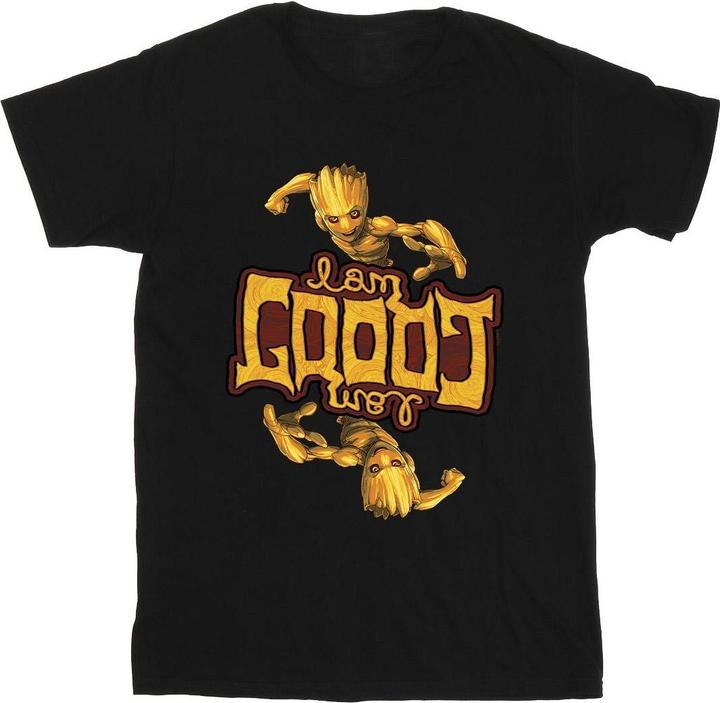 Image du produit - T-shirt GUARDIANS OF THE GALAXY GROOT INVERTED GRAIN - Homme (XXL)