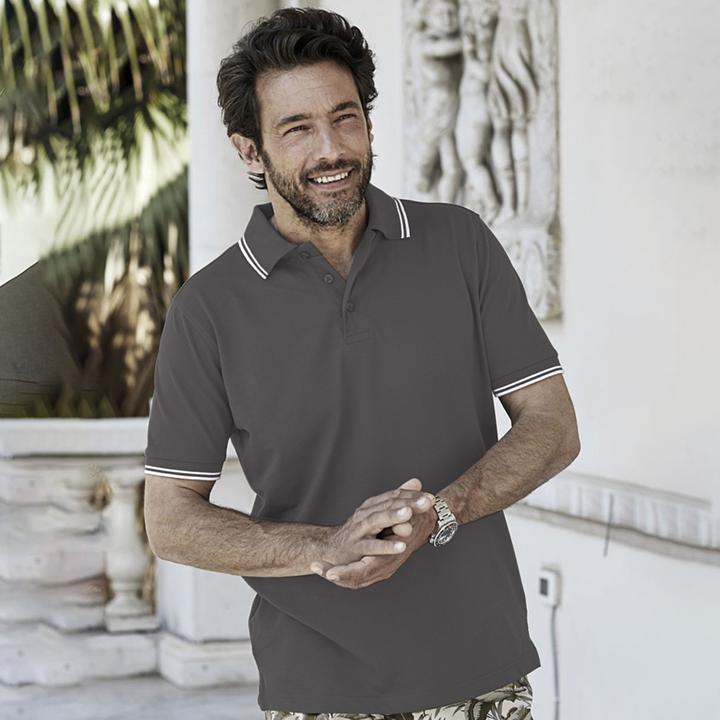 Actual product image Tee Jays Polo shirt striped (XL)