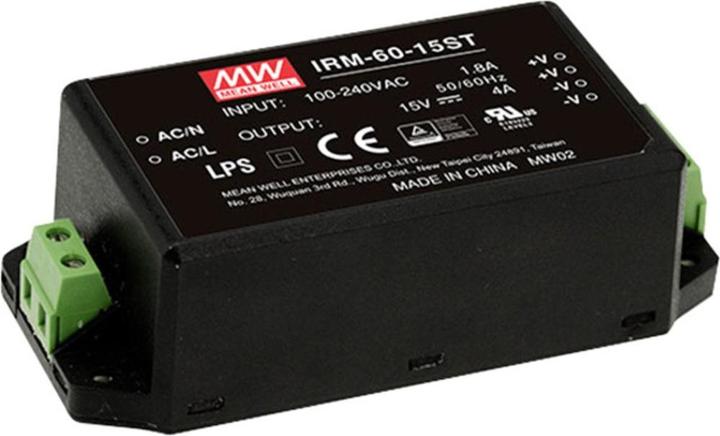 Actual product image MeanWell MEAN WELL IRM-60-48 Power supply 60 W Black (IRM-60-48)