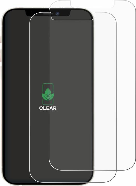 Produktbild ScreenLeaf Schutzfolie nachhaltiger Displayschutz Display Schutz Folie Klar Transparent (2 Stück, Apple iPhone 12 Pro)