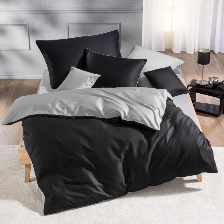 Produktbild Living Home UNI schwarz (Duvetbezug, 200 x 210 cm)