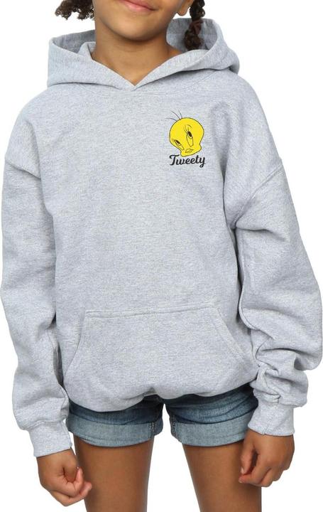 Actual product image Looney Tunes Girls Tweety Pie Head Hoodie (116)