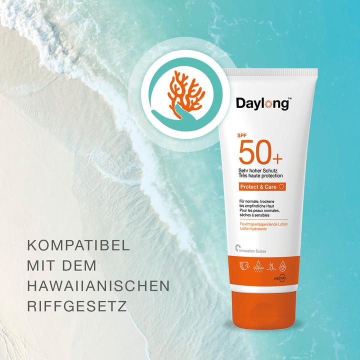 Productafbeelding Daylong Beschermen & Verzorgen (Zonnebrandlotion, SPF 50+, 200 ml, 252 g)