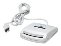 Productafbeelding Manhattan Smartcardlezer - USB - wit (USB)