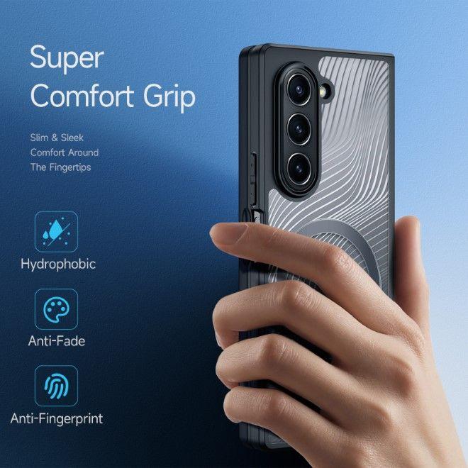 Actual product image Dux Ducis Aimo MagSafe Samsung Z Fold6 - Black (Samsung Galaxy Z Fold6)