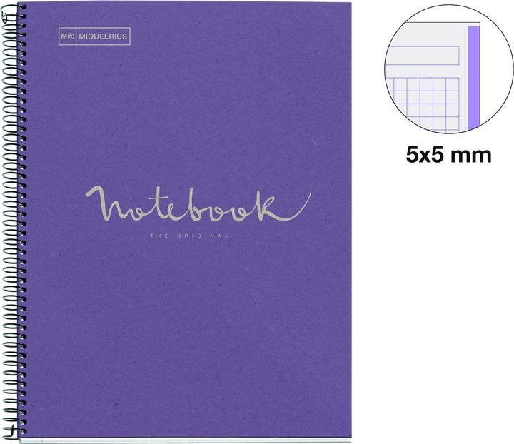 Produktbild Miquelrius Emotions Notebook (A4, Kariert, Harter Einband)