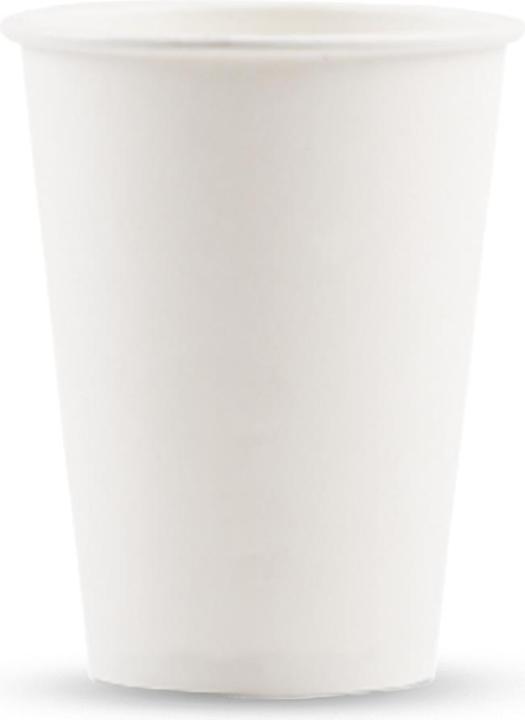 Actual product image TeCup Pappbecher, Trinkbecher, Heissgetränk, Kaffeebecher 8 oz (240 ml) (100 x)