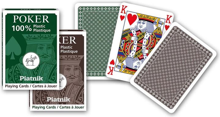 Actual product image Piatnik PIA1362 - Playing Cards: Poker - Single Game, Economy (English)