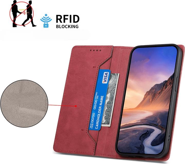 Actual product image Cover-Discount Galaxy A56 5G - Flip Case mit RFID Blocker (Samsung Galaxy A56)