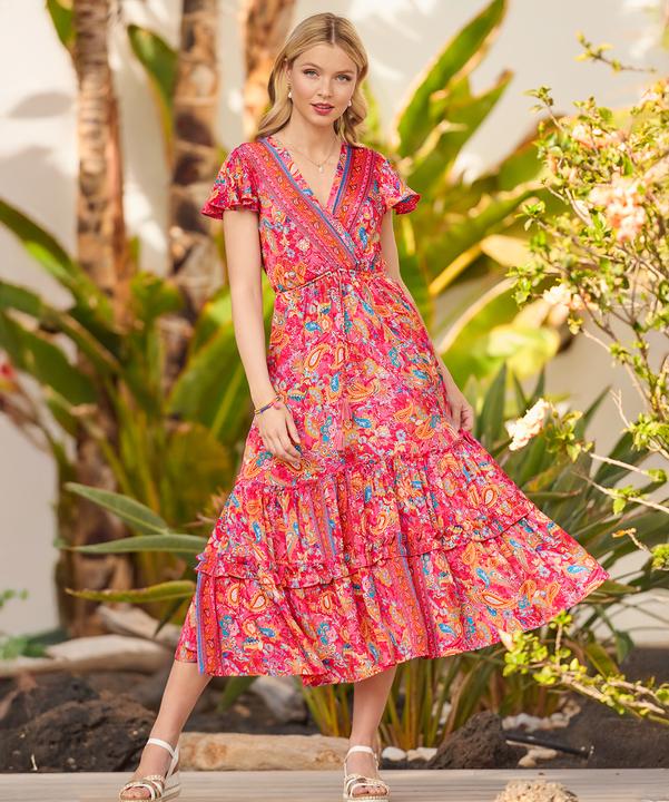 Produktbild Joe Browns Paisley Print V-Neck Maxi Dress (18)
