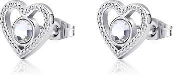 Image du produit Sagapo S'Agapo Steel Earrings Hearts Lucky Light Skt47