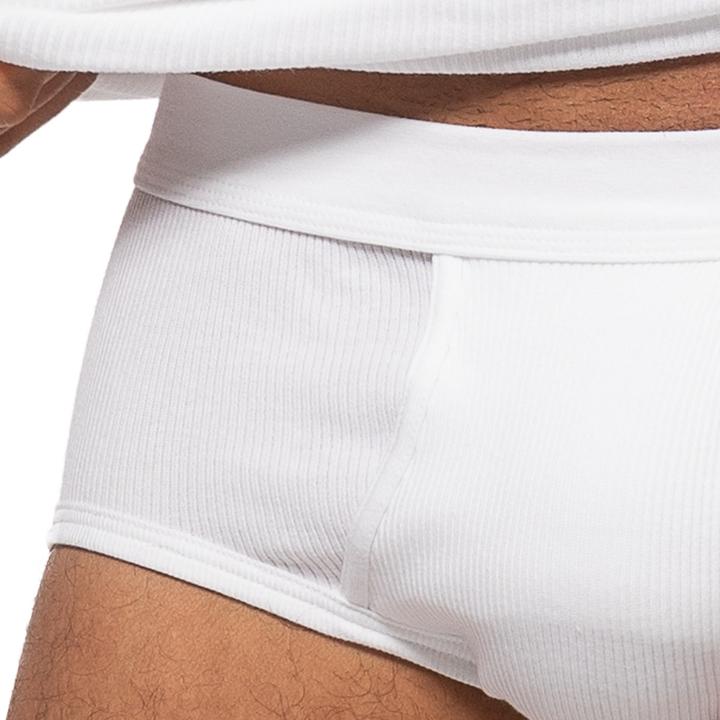 Produktbild Ammann 4er Pack Organic Cotton Doppelripp Slip / Unterhose (XL, 4er Pack)
