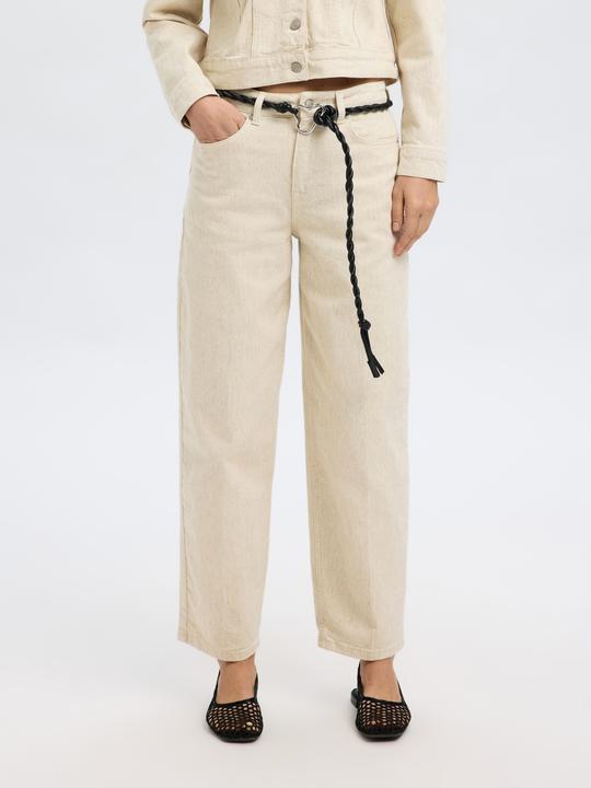 Actual product image Selected Femme Mid Waist Barrel Fit Jeans (W31/L32)